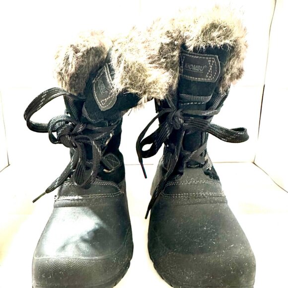 Khombu Mid-Calf Black Boots for Women Size 9 M - Picture 2 of 7